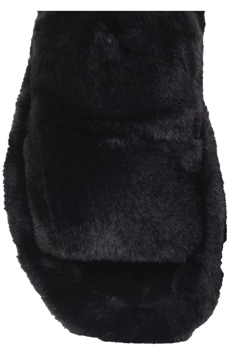 Dolce & Gabbana Faux Fur Slides