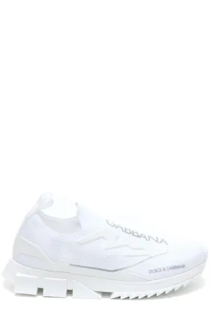 Dolce & Gabbana Logo Printed Slip-On Sneakers