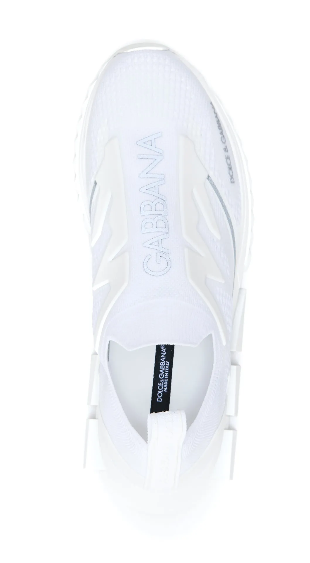 Dolce & Gabbana Logo Printed Slip-On Sneakers