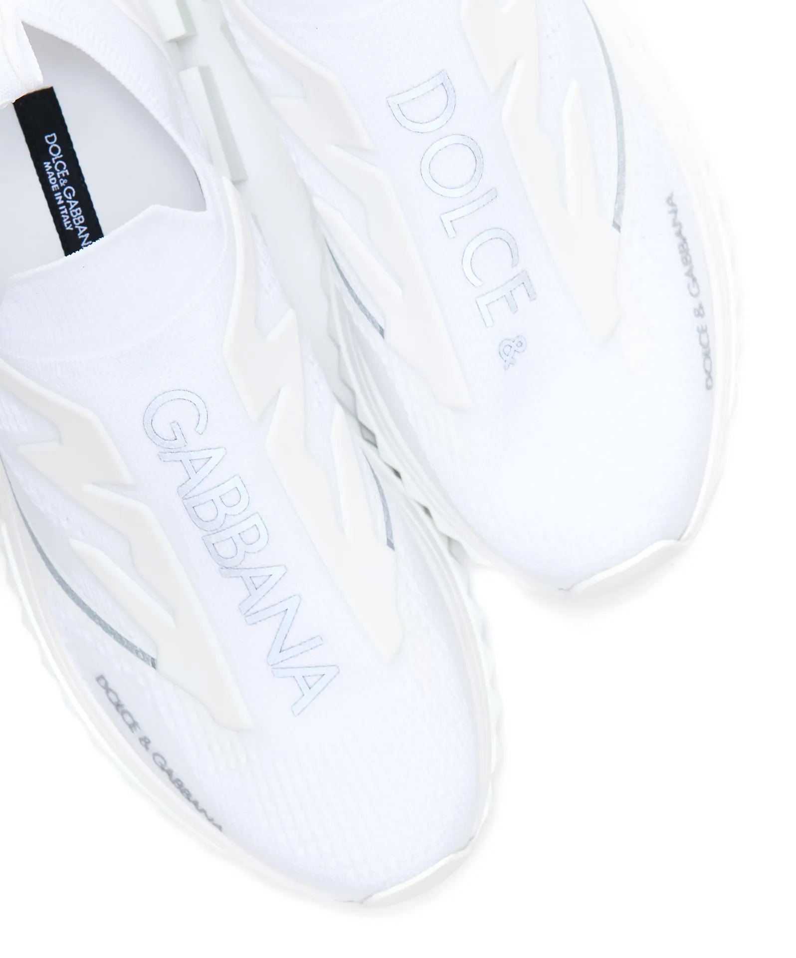 Dolce & Gabbana Logo Printed Slip-On Sneakers