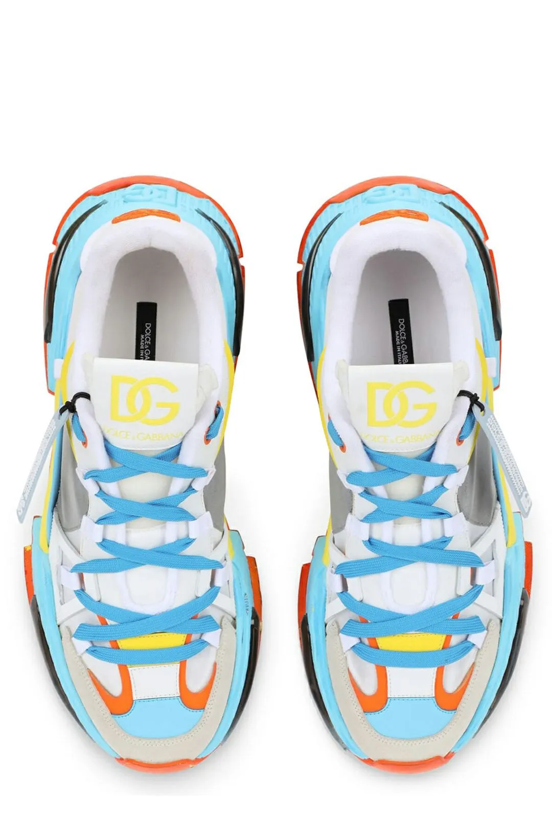 Dolce & Gabbana Panelled Lace-Up Sneakers