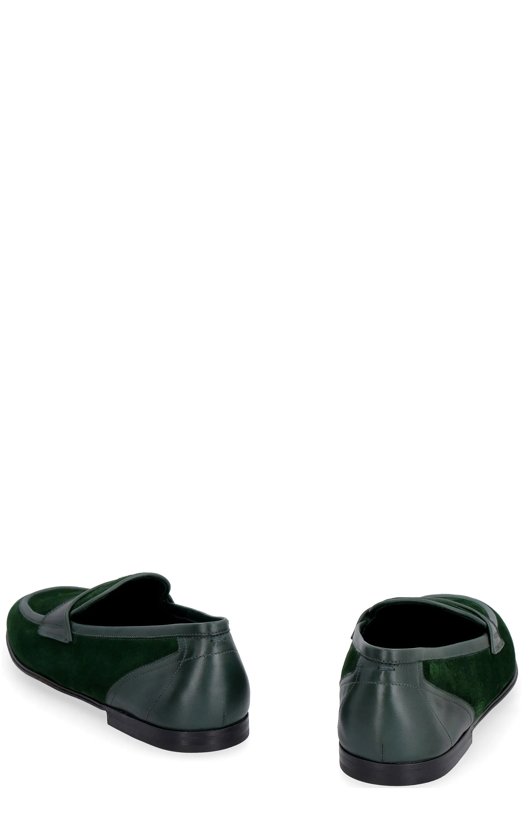 Dolce & Gabbana Satin Quilted Slip-On Loafers
