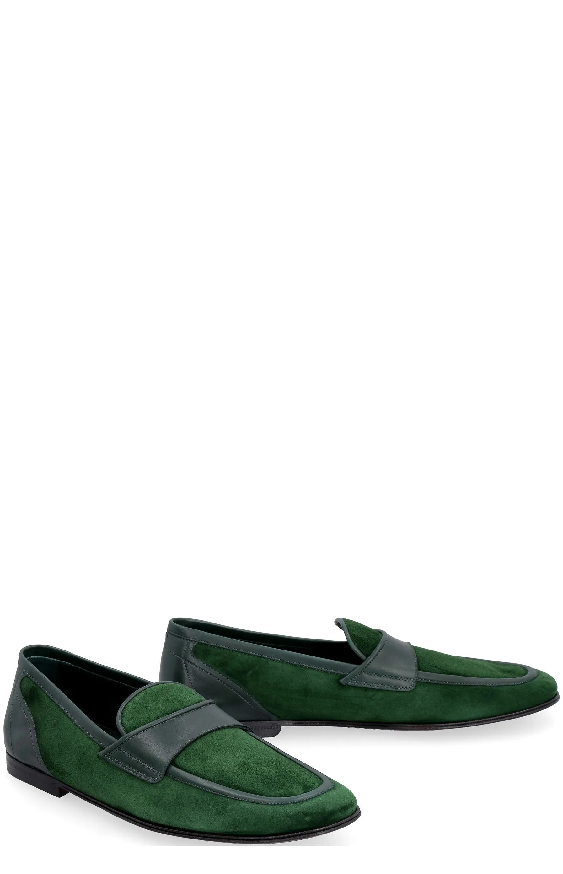 Dolce & Gabbana Satin Quilted Slip-On Loafers
