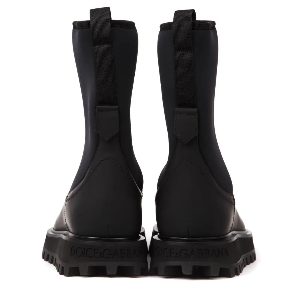 Dolce & Gabbana Vulcano Pull-On Boots