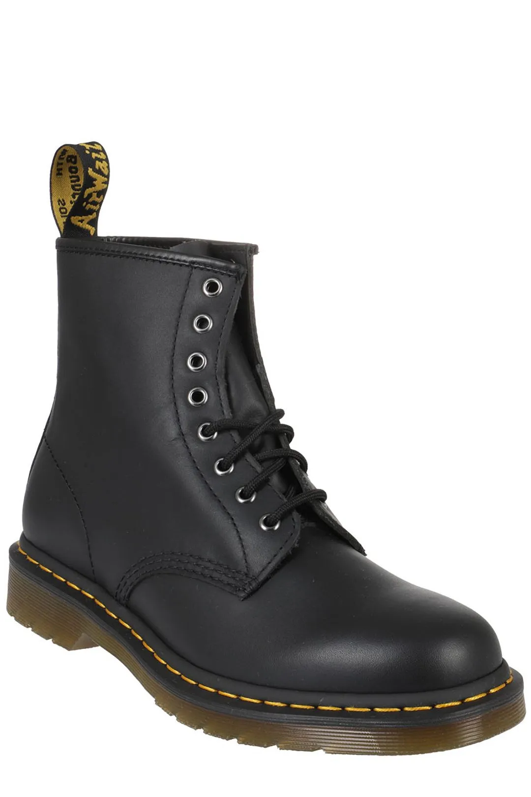 Dr. Martens Round Toe Lace-Up Combat Boots
