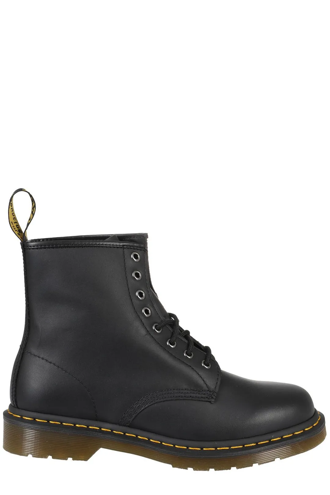 Dr. Martens Round Toe Lace-Up Combat Boots