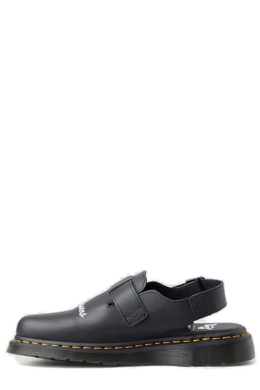 Dr. Martens X Pleasures Jorge Logo Embroidered Mules