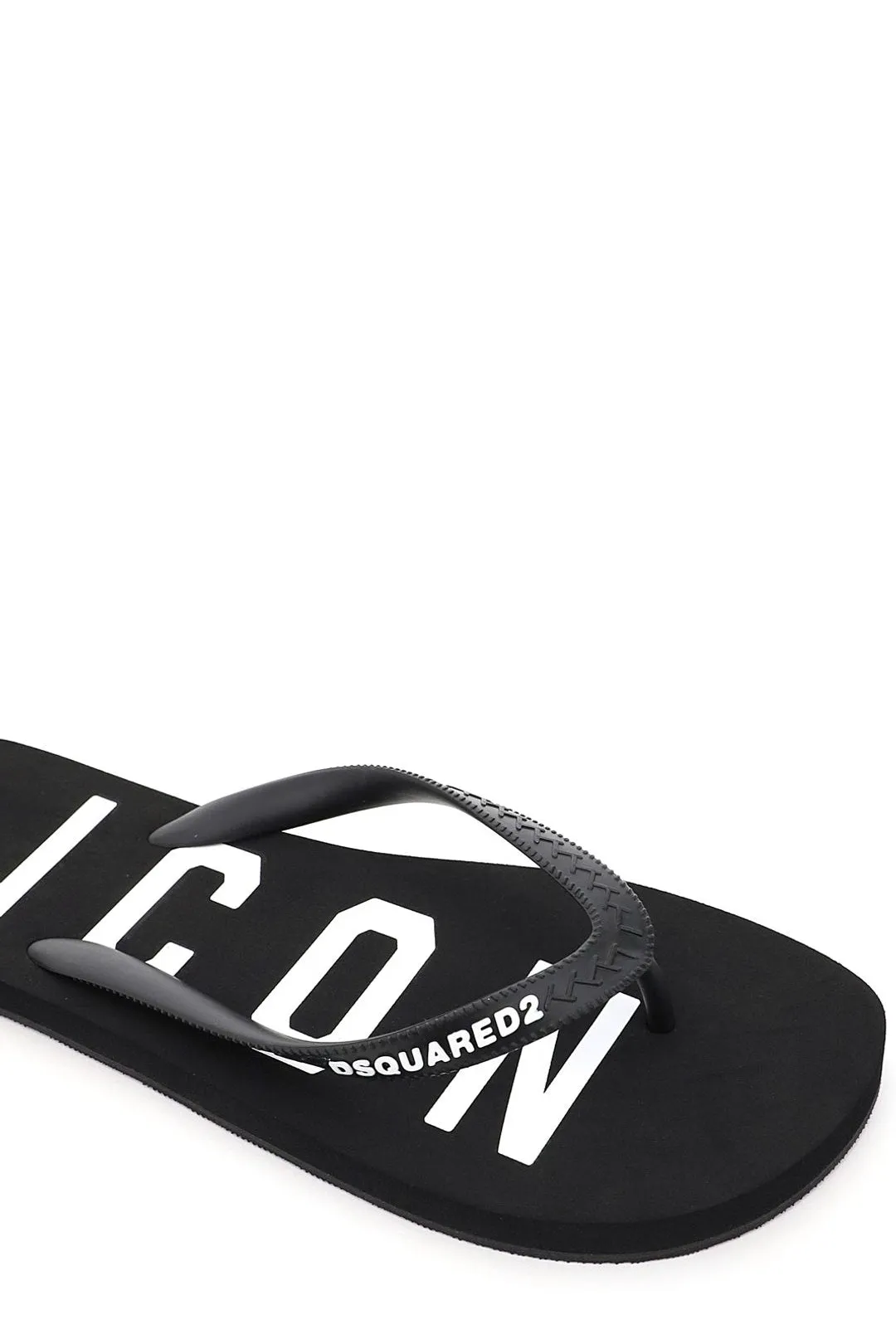 Dsquared2 Icon Print Flip-Flops