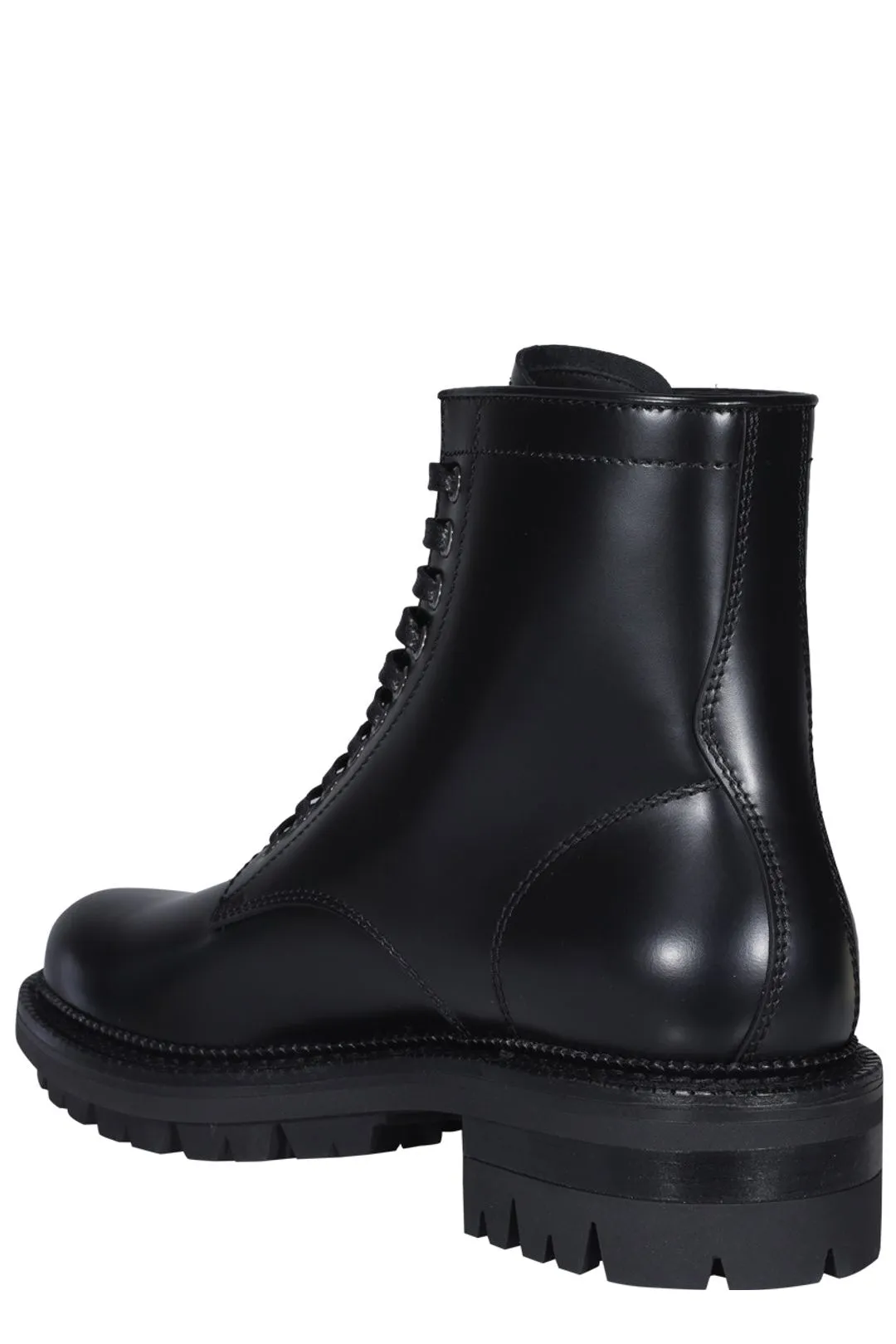 Dsquared2 Lace-Up Ankle Combat Boots