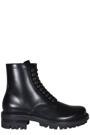 Dsquared2 Lace-Up Ankle Combat Boots