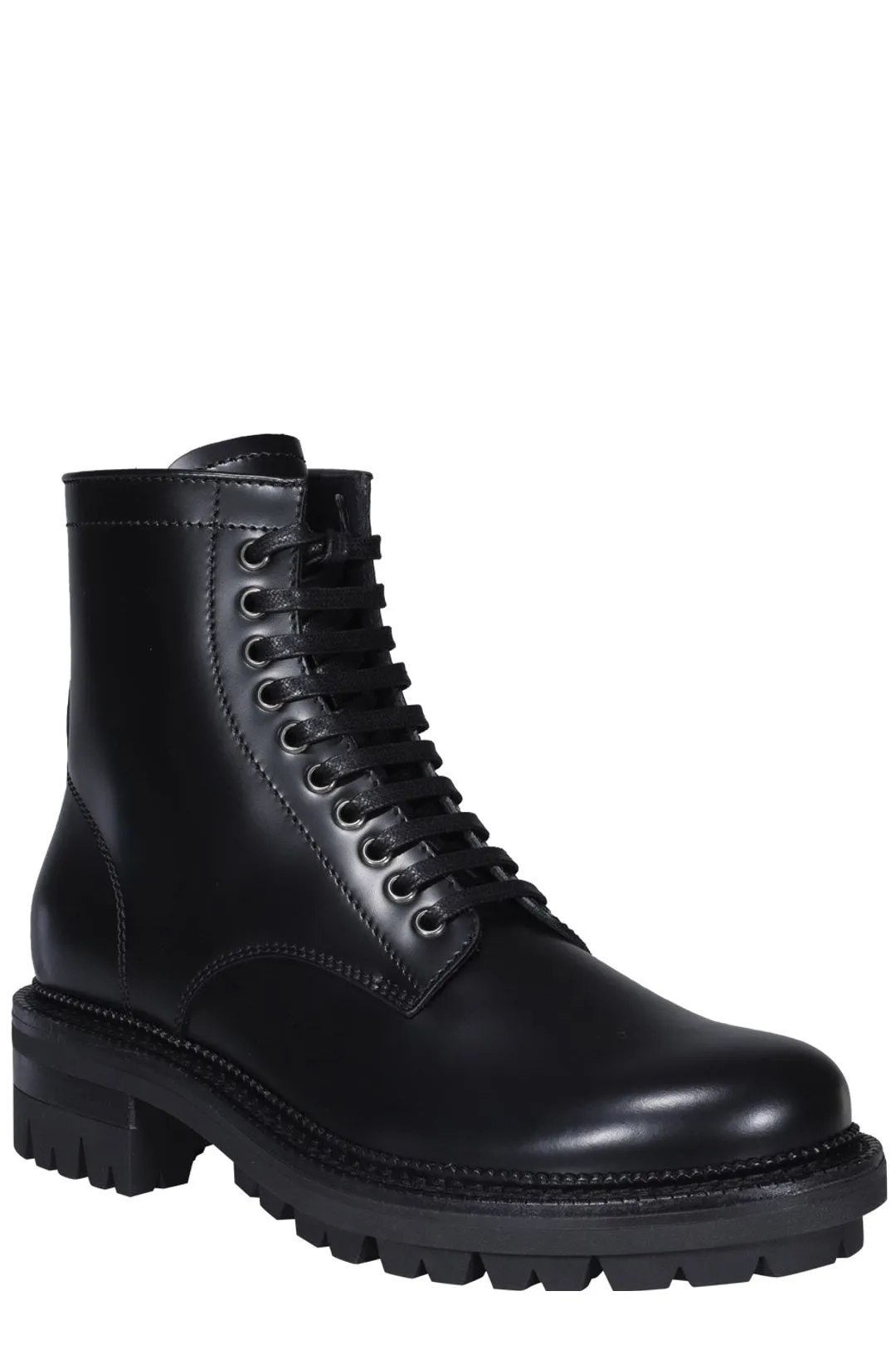 Dsquared2 Lace-Up Ankle Combat Boots