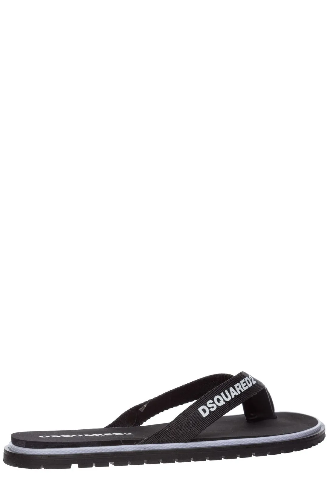 Dsquared2 Logo Printed Flip Flops