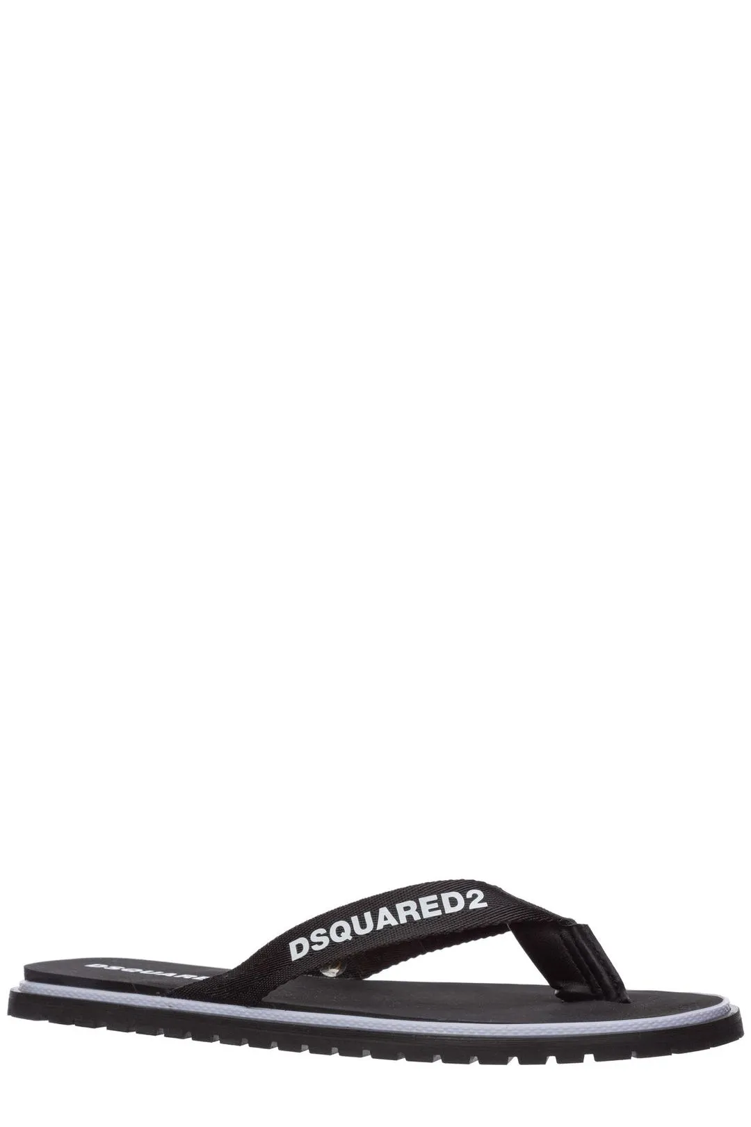 Dsquared2 Logo Printed Flip Flops