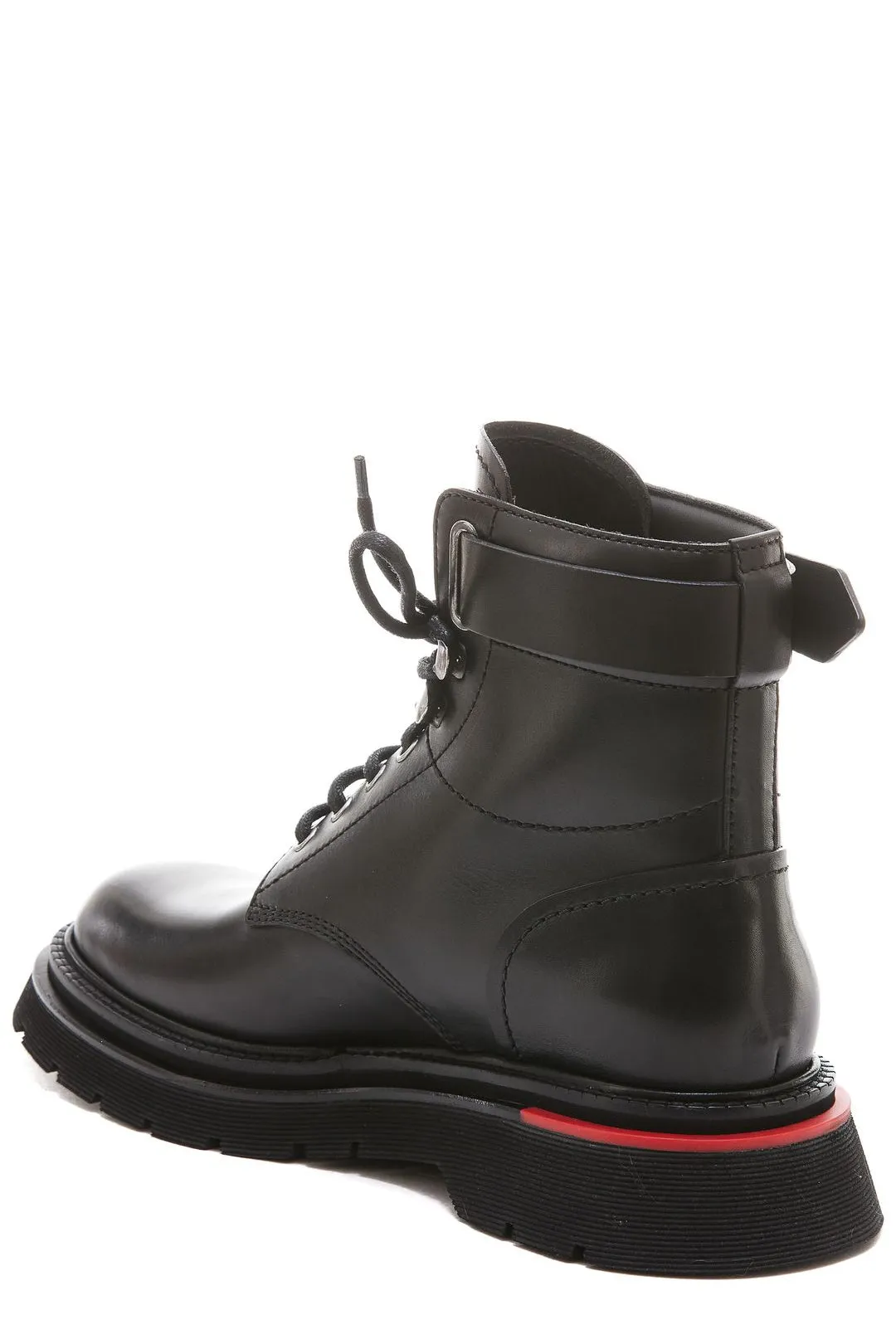 Dsquared2 Round Toe Lace-Up Boots