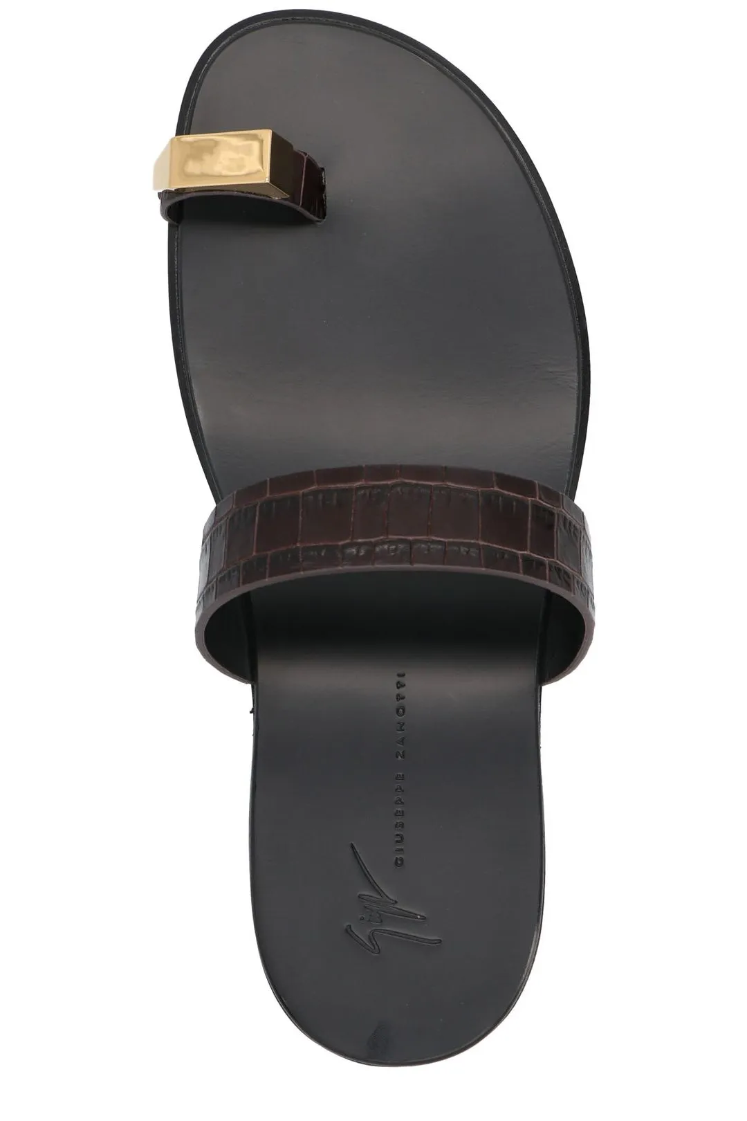 Giuseppe Zanotti Bardack Logo Detailed Sandals