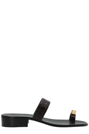Giuseppe Zanotti Bardack Logo Detailed Sandals