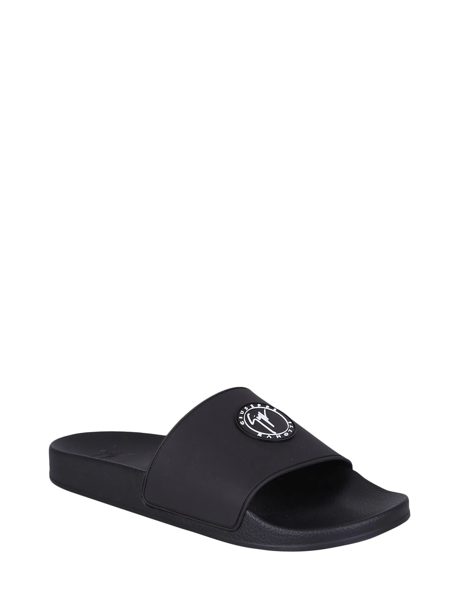 Giuseppe Zanotti Brett Logo Embossed Slides