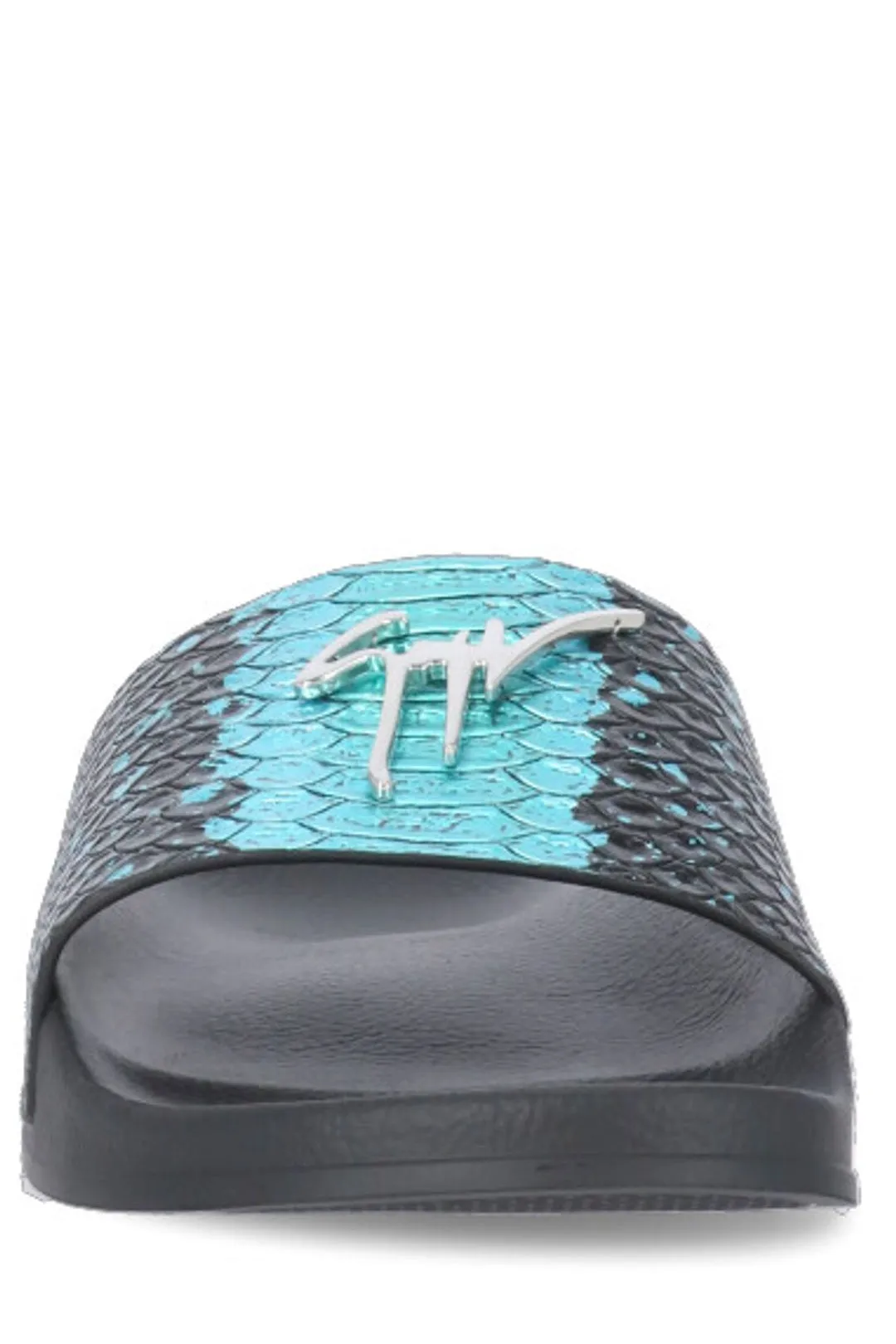 Giuseppe Zanotti Brett Logo Plaque Slides
