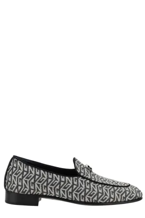 Giuseppe Zanotti Logo Monogram Slip-On Loafers