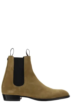Giuseppe Zanotti Logo Plaque Slip-On Boots