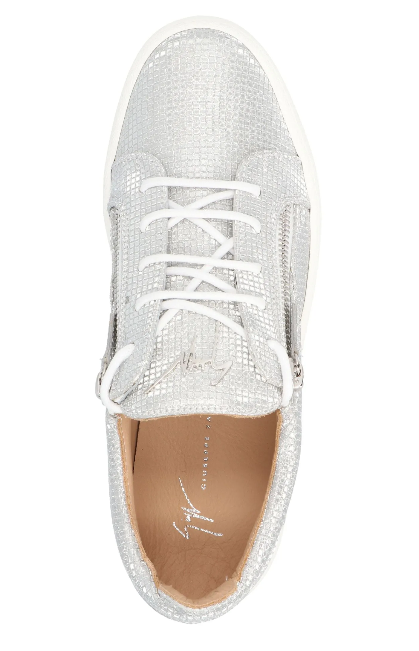 Giuseppe Zanotti Round Toe Low-Top Sneakers