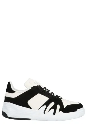 Giuseppe Zanotti Two Tone Lace Up Sneakers
