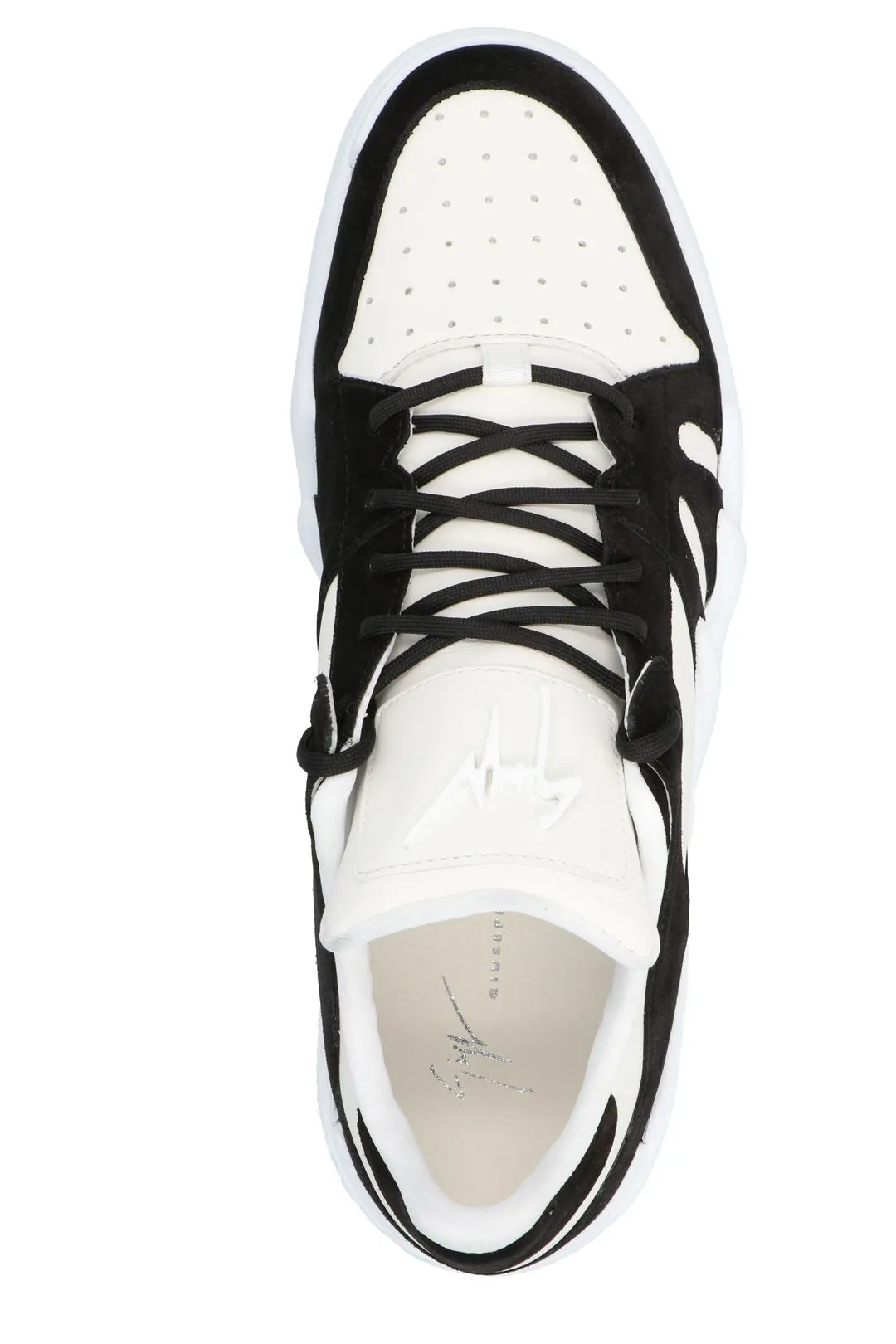 Giuseppe Zanotti Two Tone Lace Up Sneakers