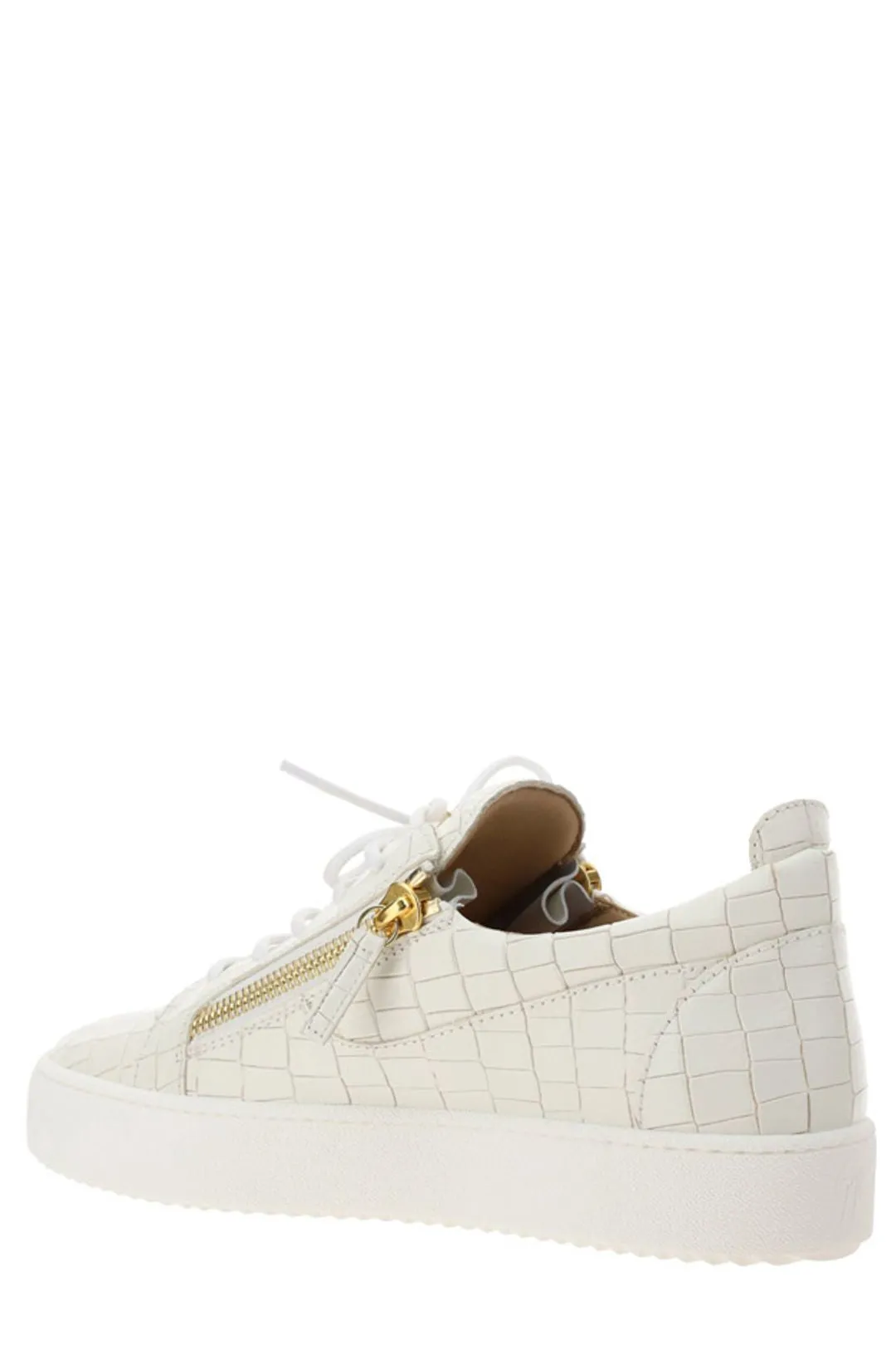 Giuseppe Zanotti Zip-Detailed Lace Up Sneakers