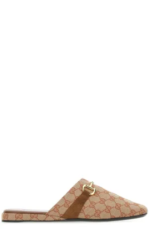 Gucci GG Horsebit Slippers