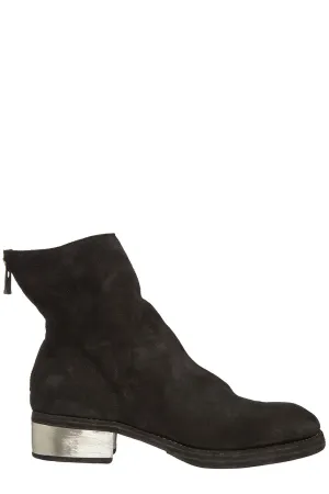 Guidi Back-Zip Ankle Boots