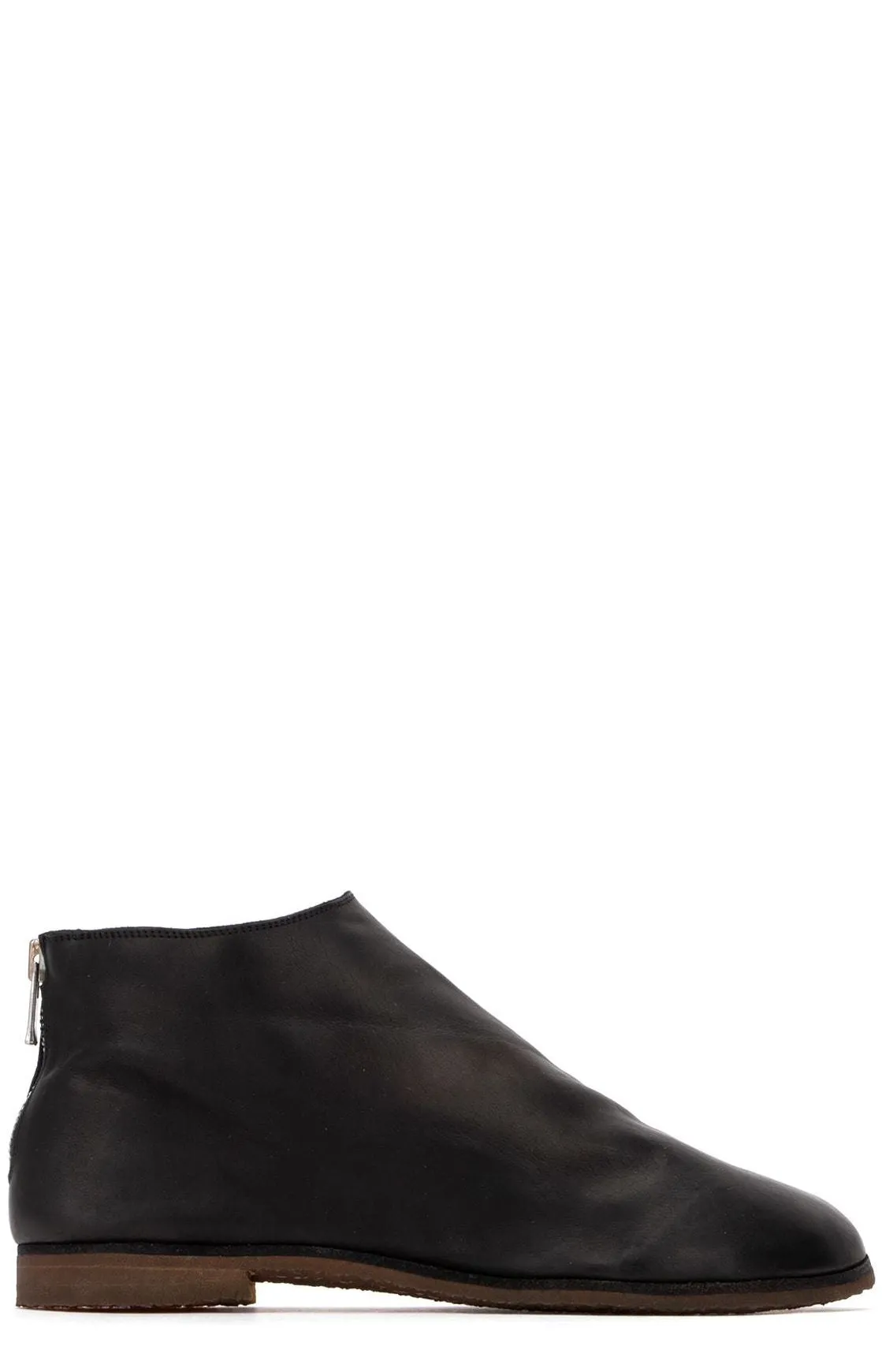 Guidi Back-Zip Ankle Boots