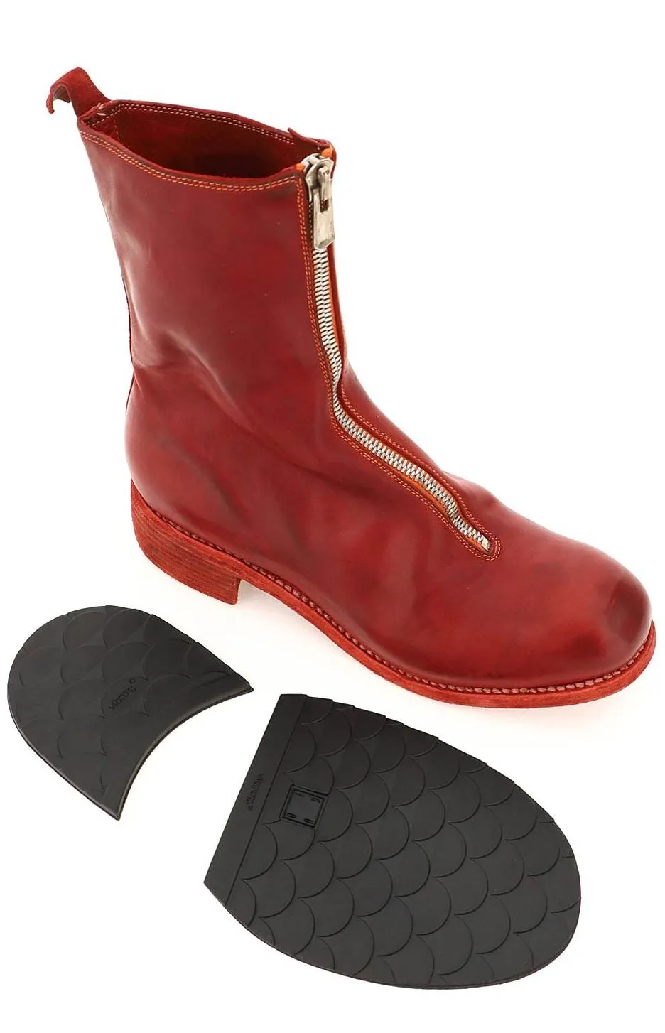 Guidi PL2 Front Zip Ankle Boots