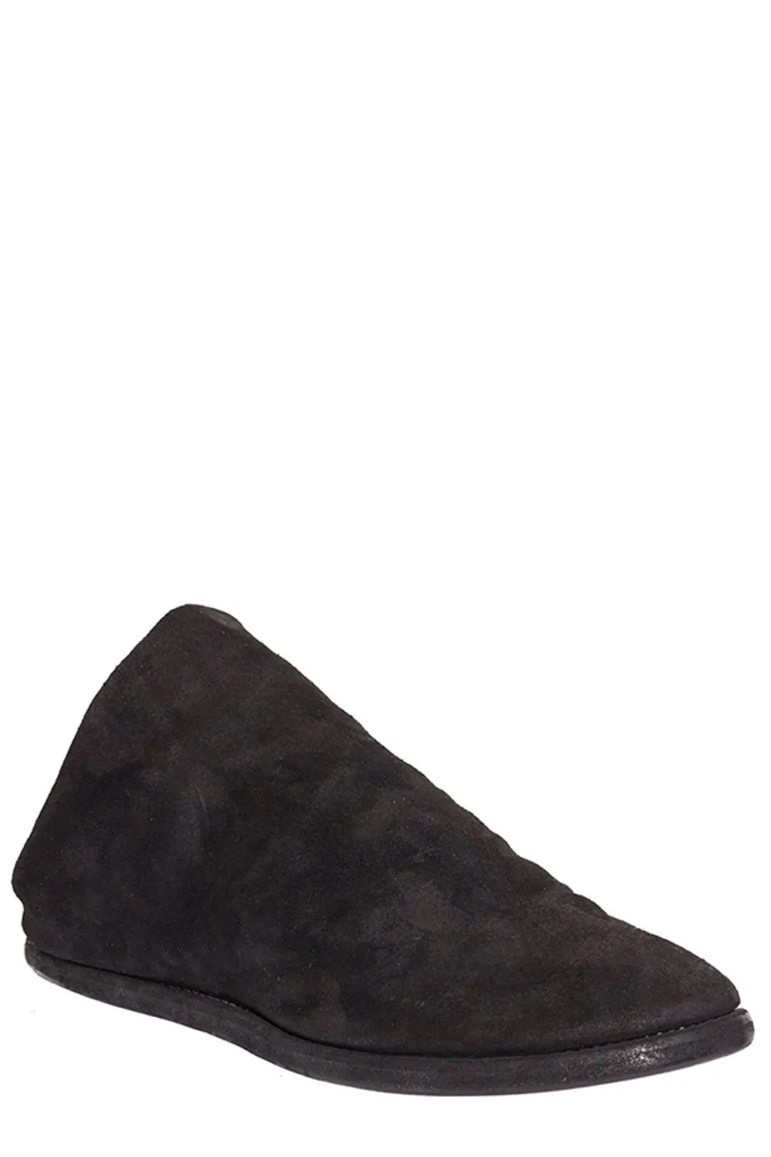 Guidi Round-Toe Slip-On Mules