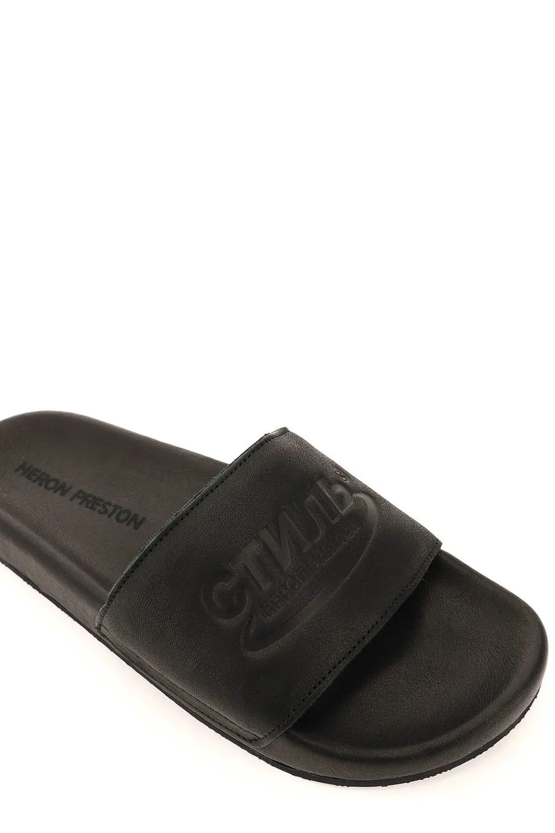 Heron Preston Logo Embossed Slides