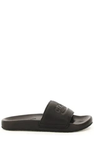 Heron Preston Logo Embossed Slides