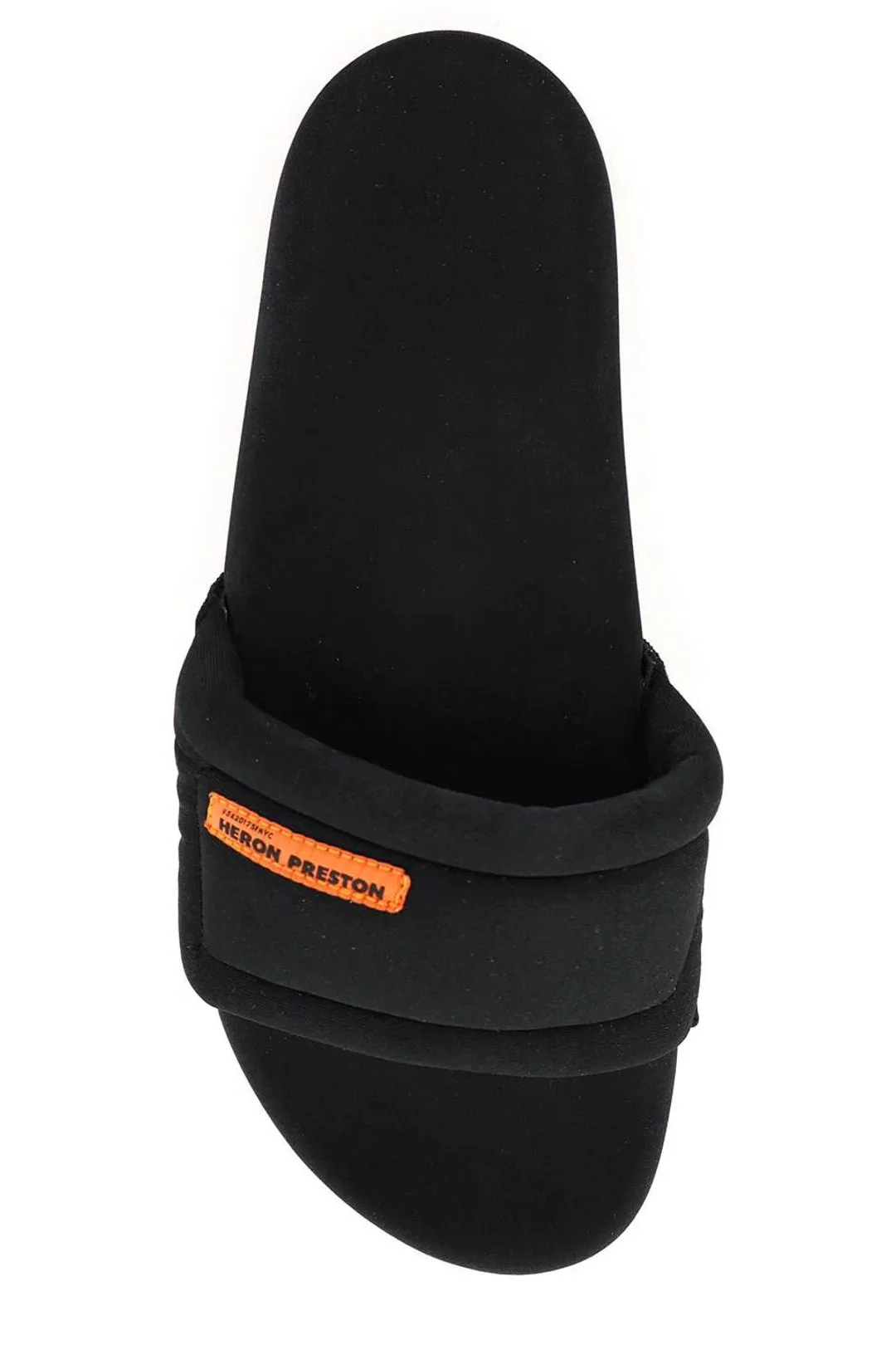 Heron Preston Logo Patched Slides