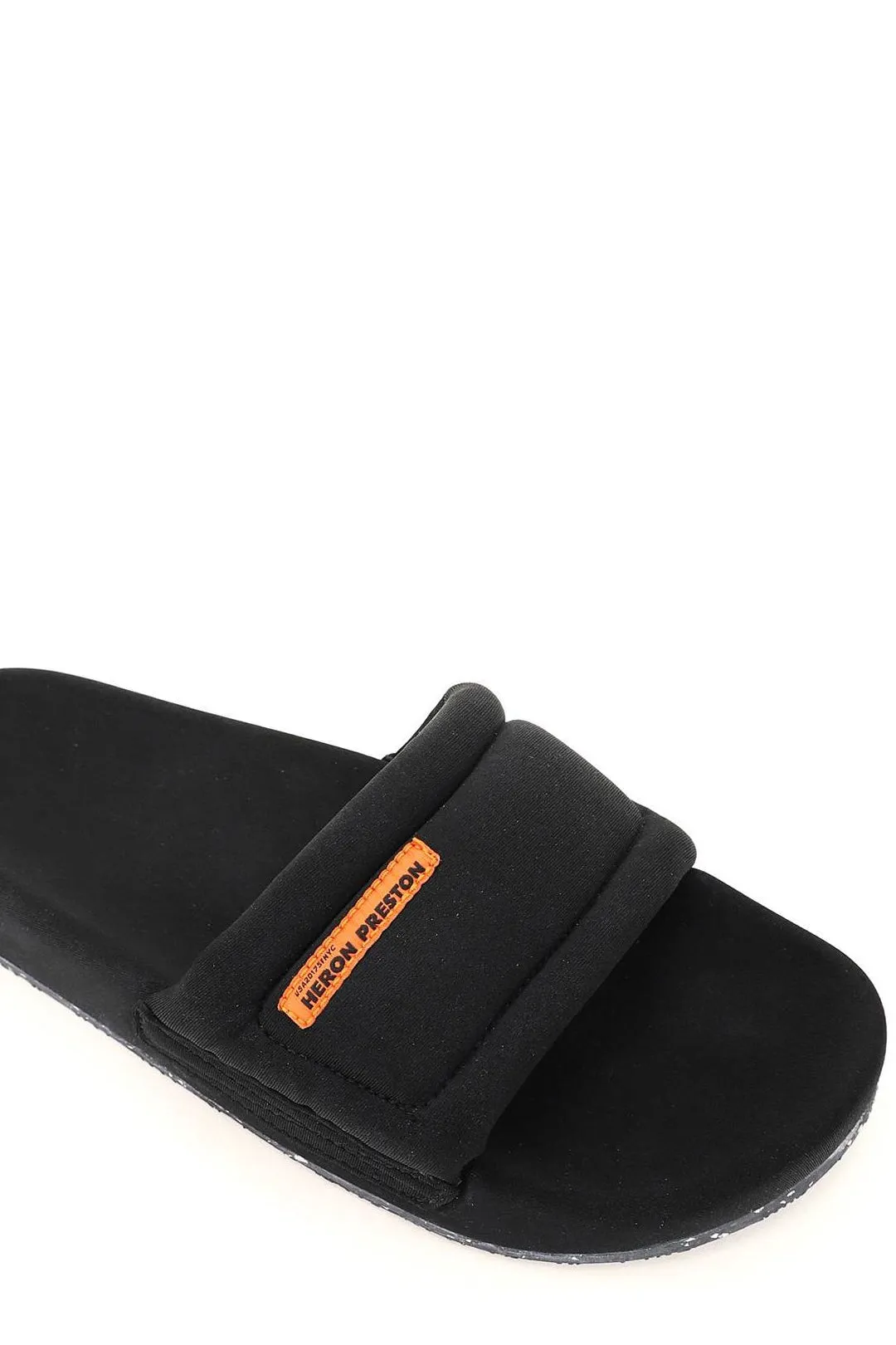 Heron Preston Logo Patched Slides