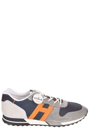 Hogan H383 Color Block Low-Top Sneakers