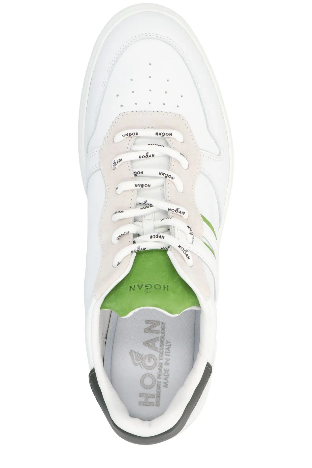 Hogan H580 Lace-Up Chunky Almond Toe Sneakers