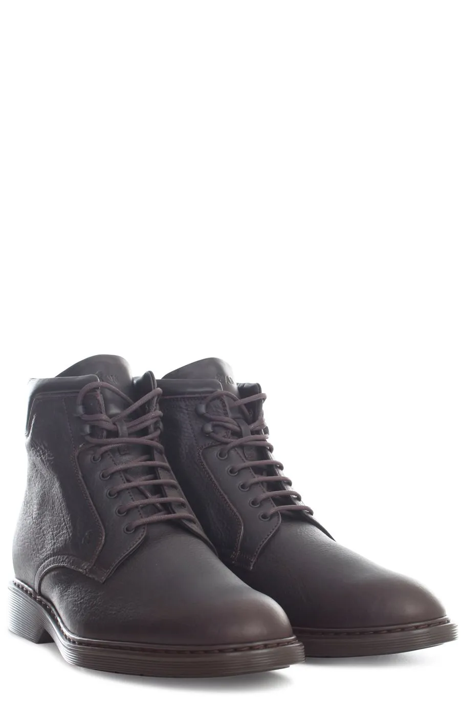 Hogan Lace-Up Ankle Boots