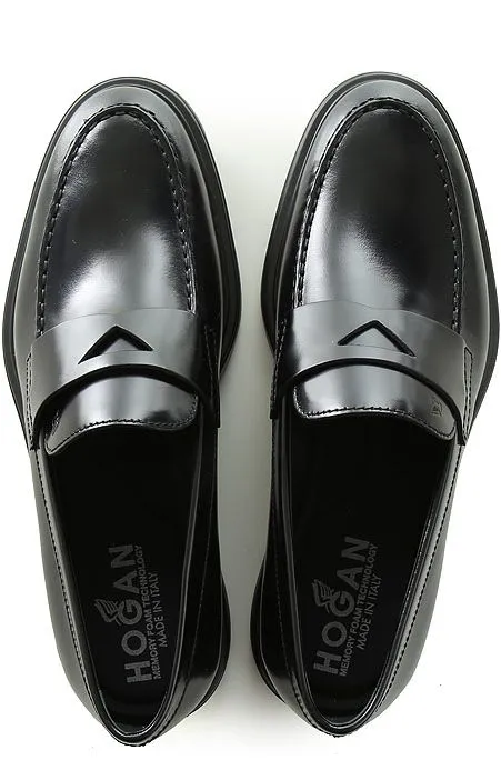 Hogan Penny Bar Slip-On Loafers