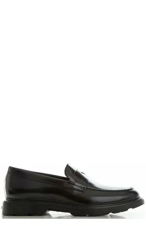 Hogan Penny Bar Slip-On Loafers