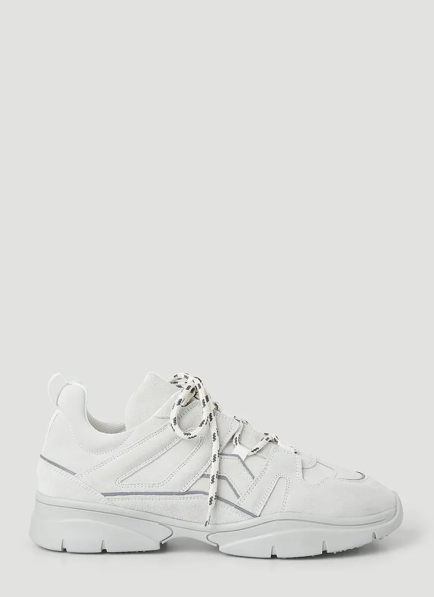 Isabel Marant Round Toe Lace-Up Sneakers
