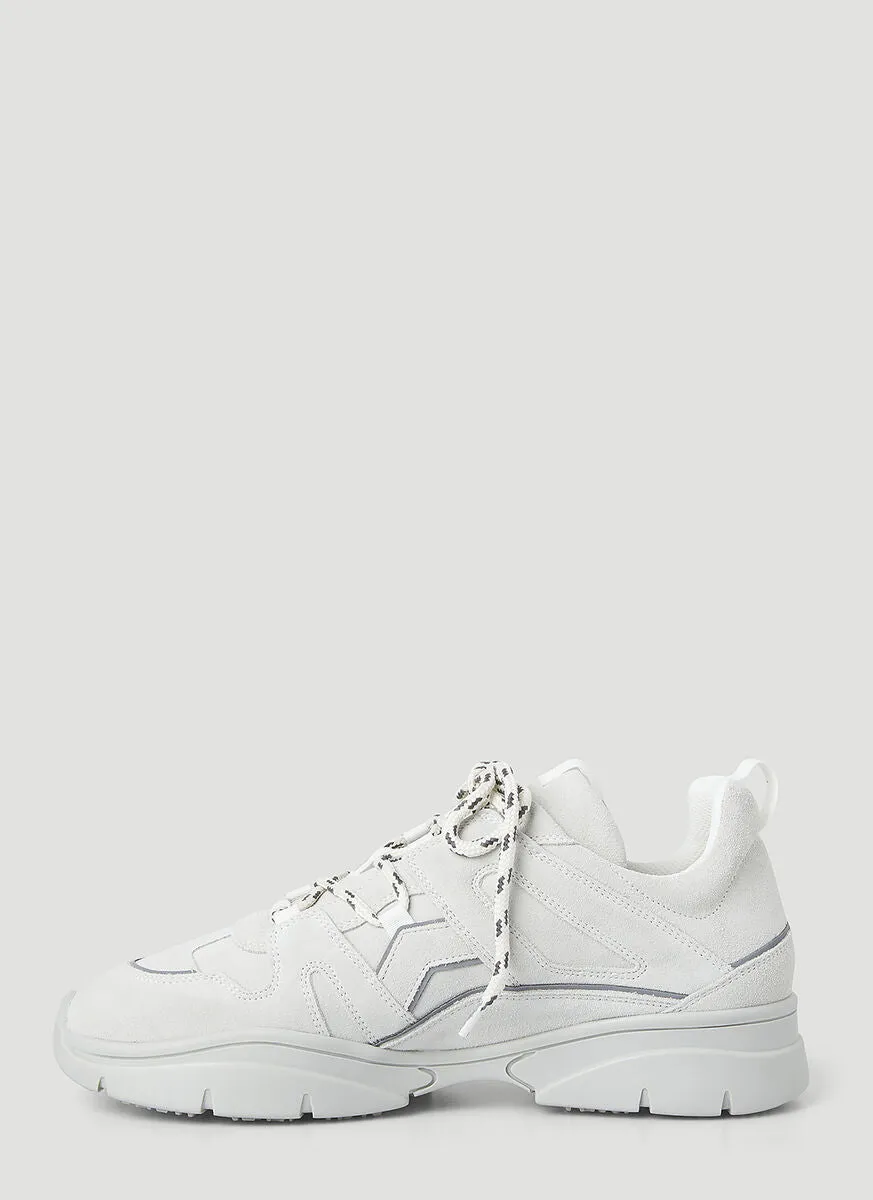 Isabel Marant Round Toe Lace-Up Sneakers