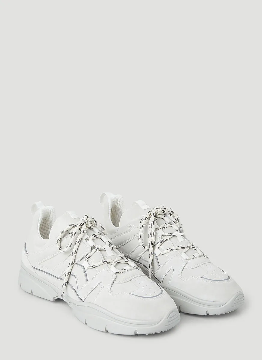 Isabel Marant Round Toe Lace-Up Sneakers