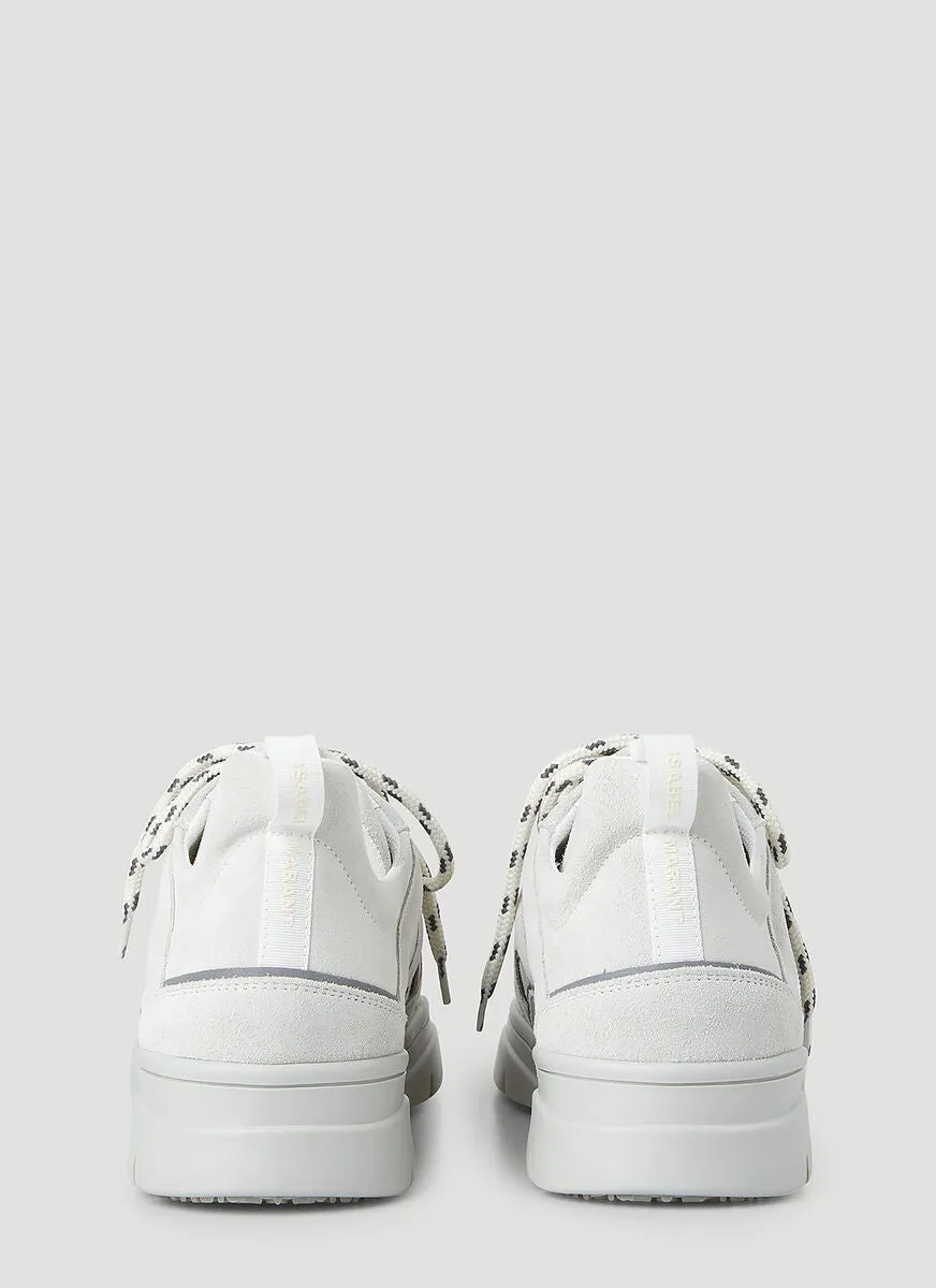 Isabel Marant Round Toe Lace-Up Sneakers