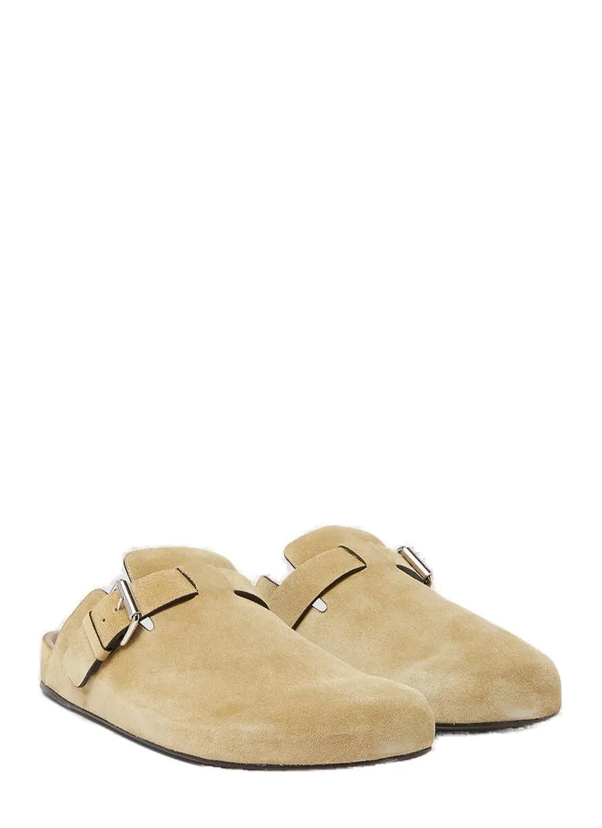 Isabel Marant Round Toe Slip-On Slippers