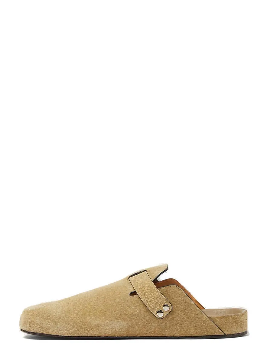 Isabel Marant Round Toe Slip-On Slippers