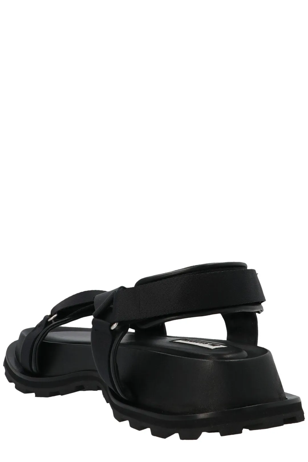 Jil Sander Logo Detailed Cross-Strapped Sandals