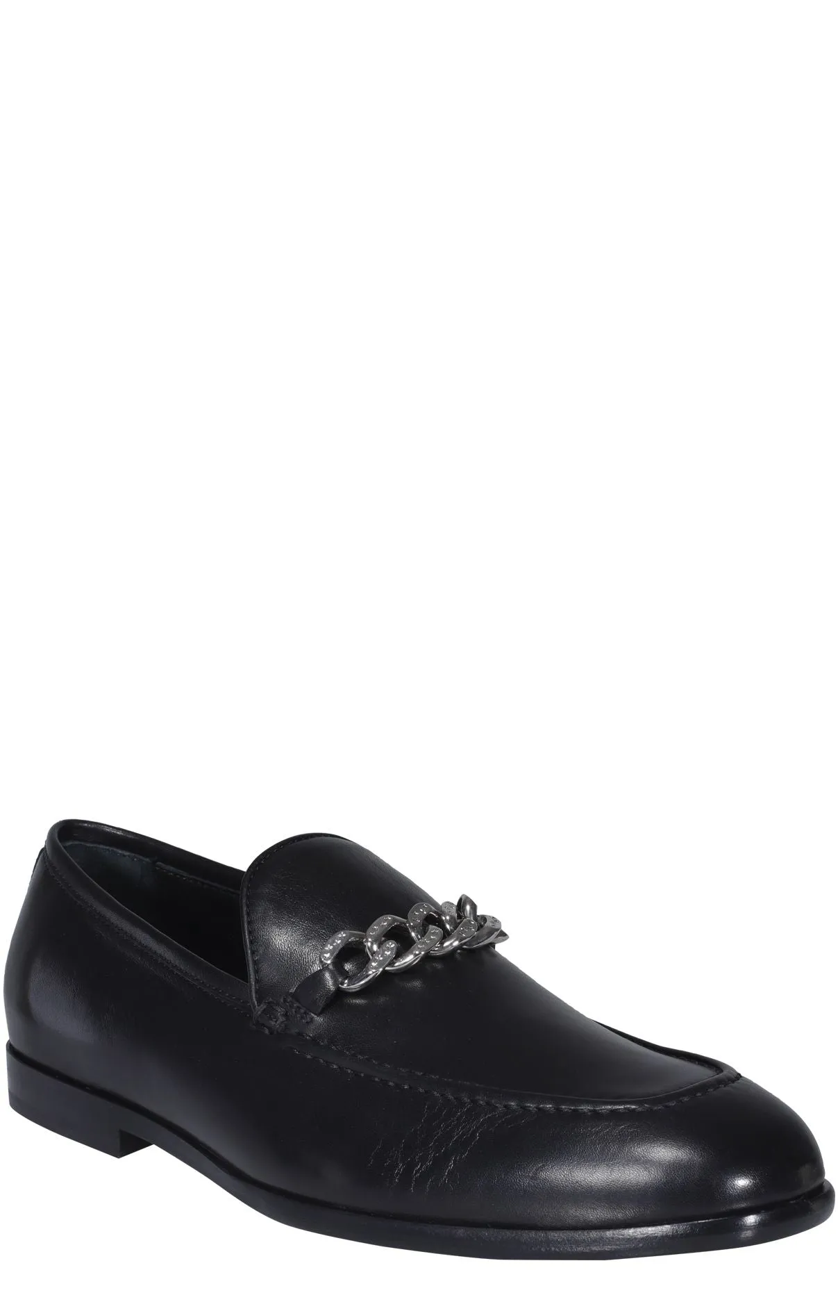 Jimmy Choo Chain Embellished Loafers